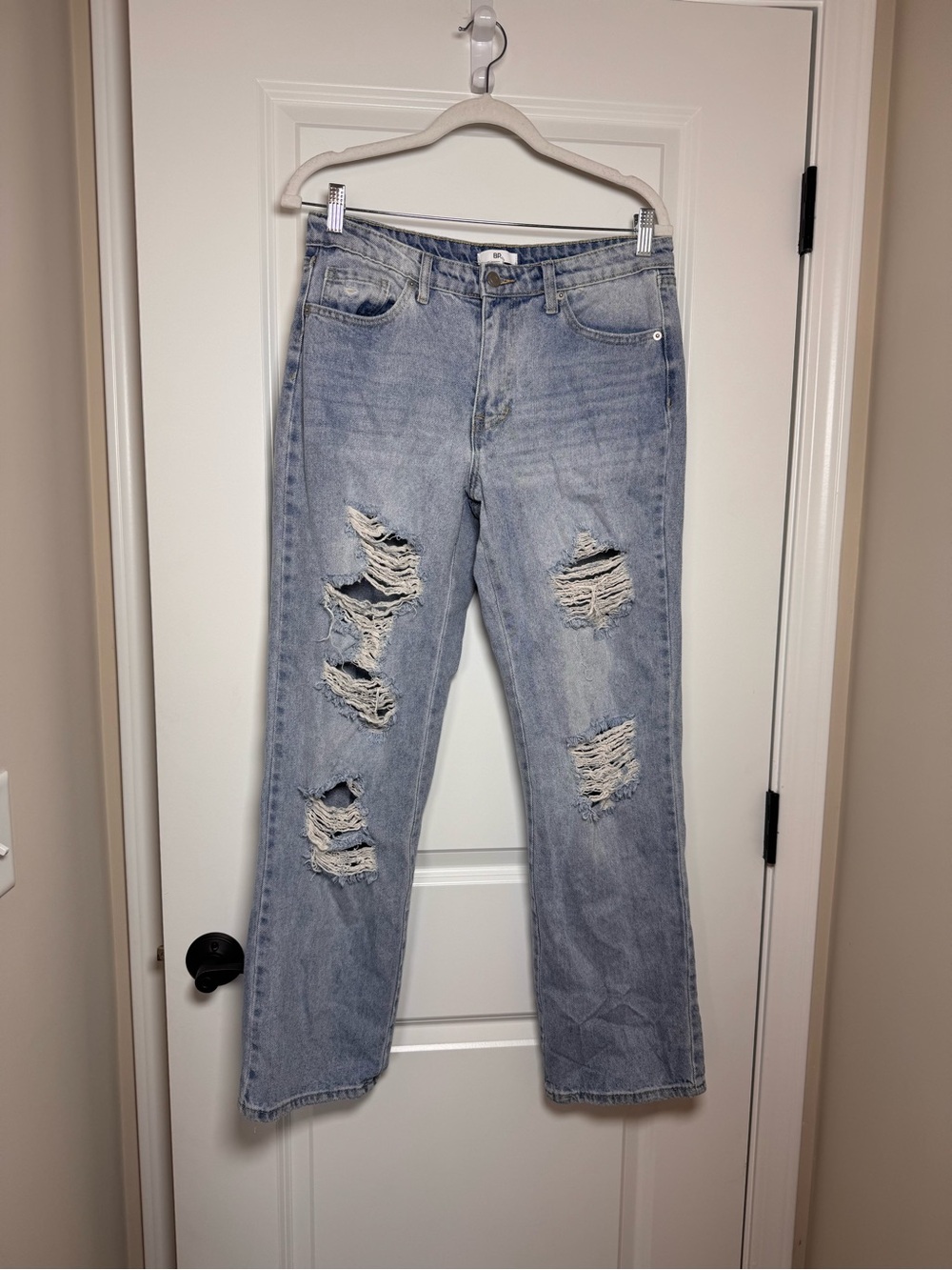 bp Light Blue Distressed Boyfriend Jeans